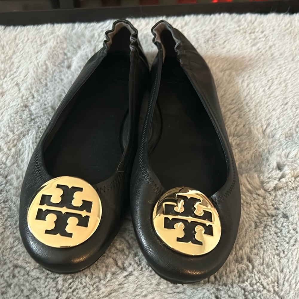Tory Burch | Women’s Minnie travel leather ballet flats